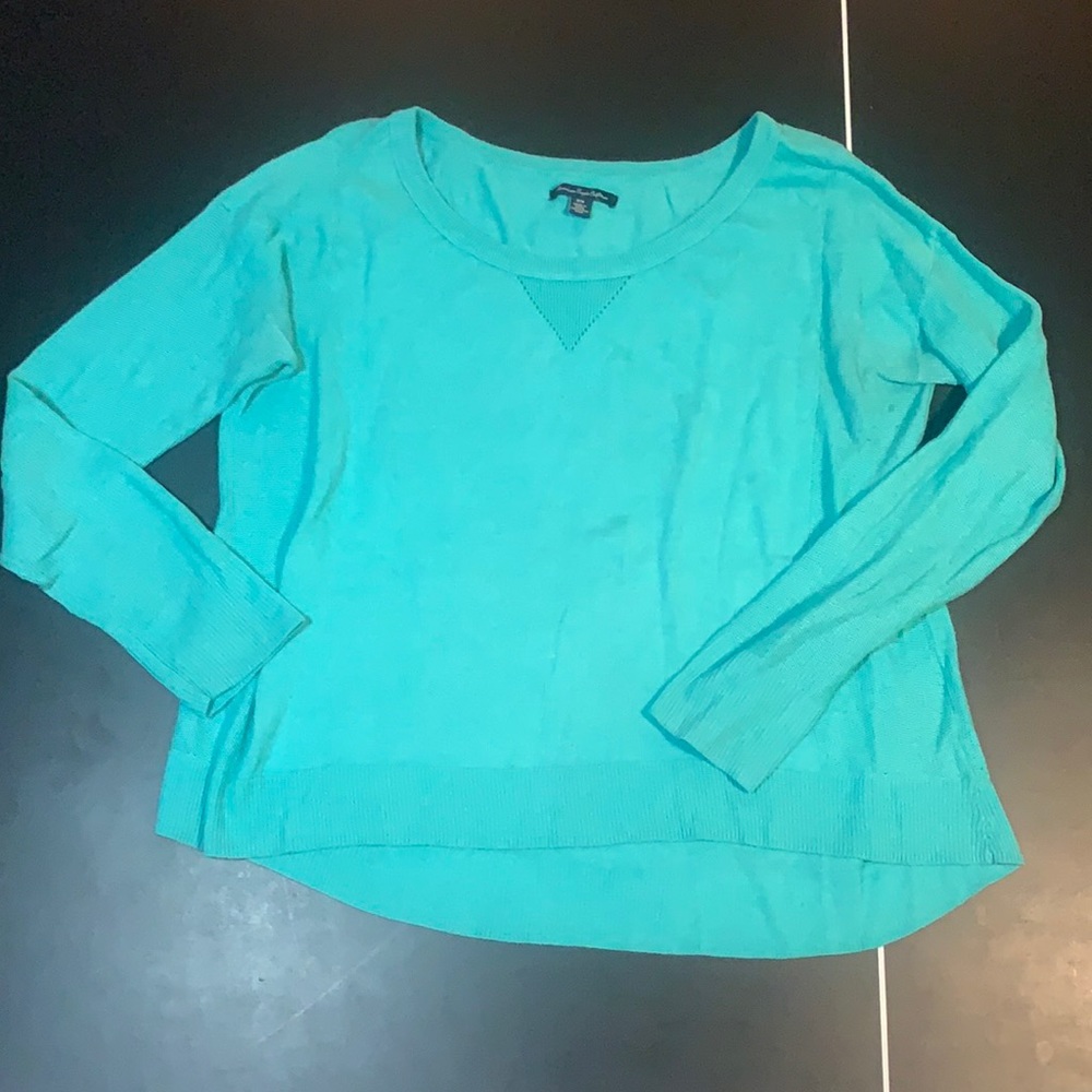 Teal sweater
